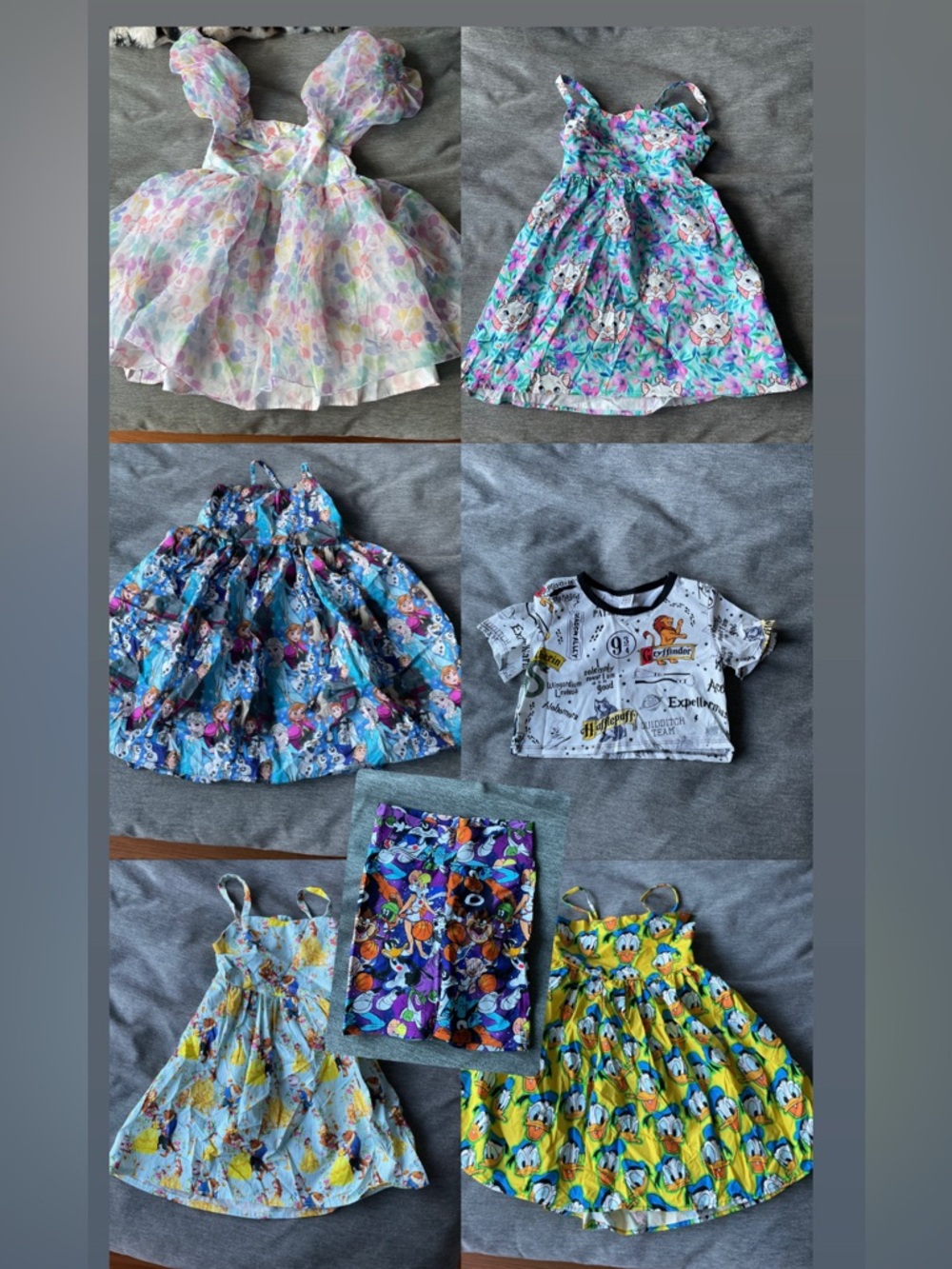 WILD RICH KIDS Dress and Assorted Printed Skirts Bundle
